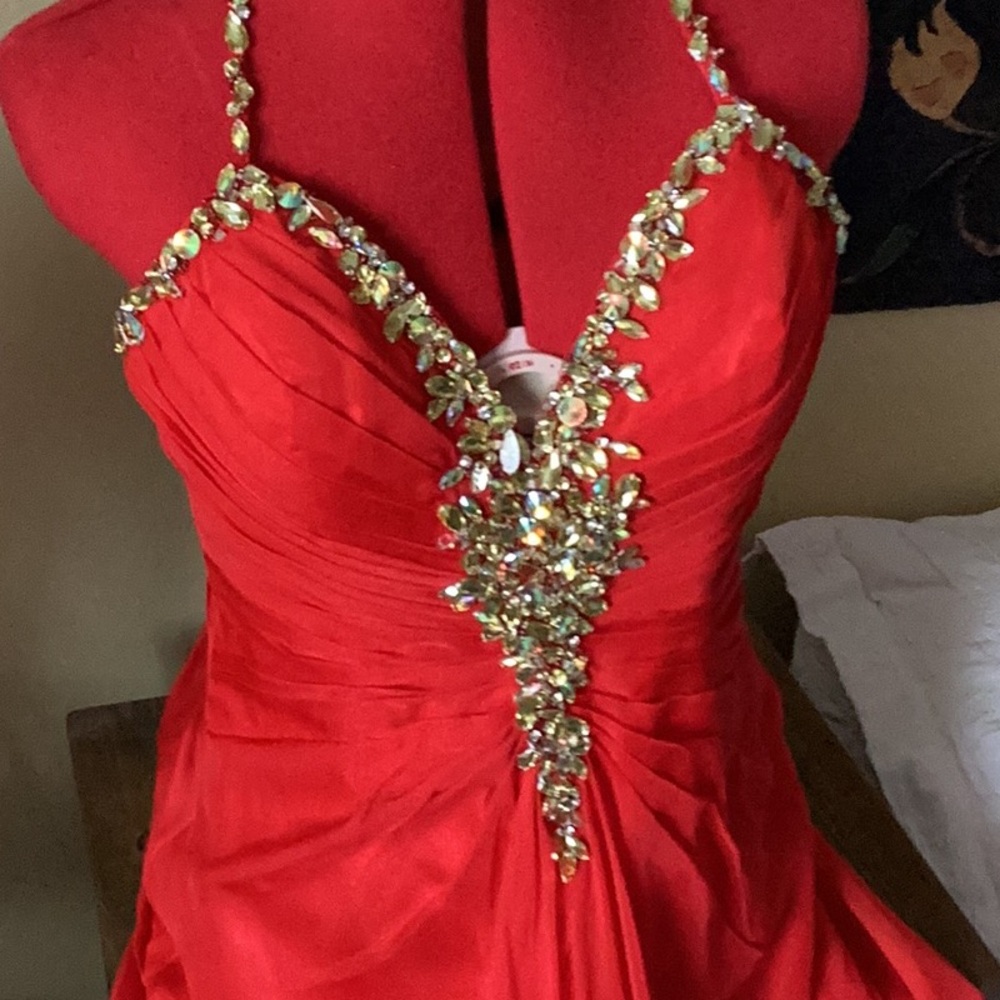 Blush Prom Crimson formal